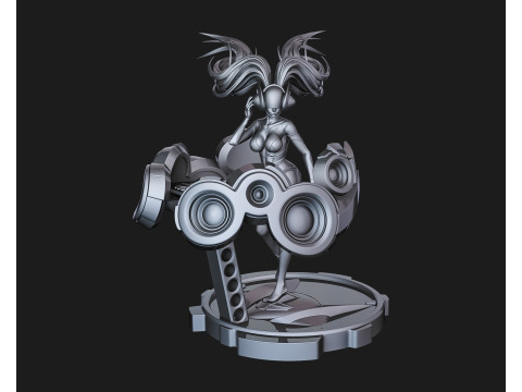 DJ Sona Ready To Print 3D Принт Модель