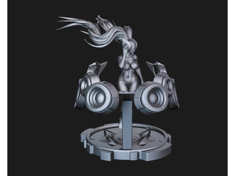 DJ Sona Ready To Print 3D Принт Модель