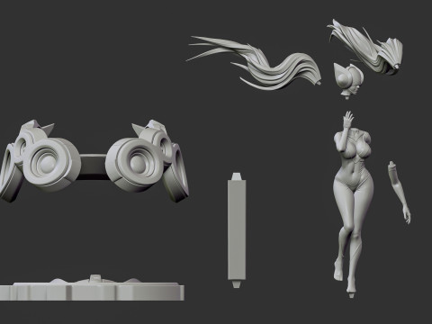 DJ Sona Ready To Print 3D Принт Модель