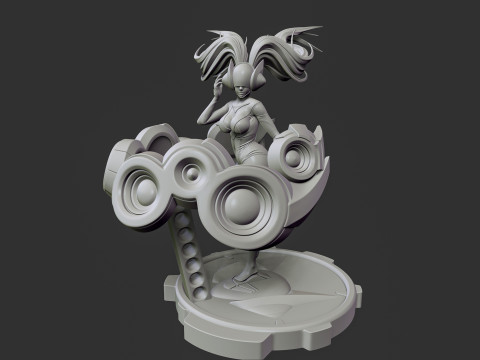 DJ Sona Ready To Print 3D Принт Модель