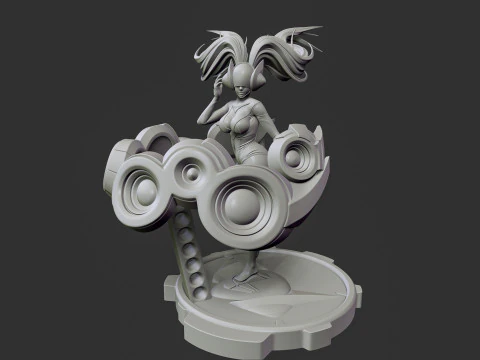 DJ Sona Ready To Print 3D Print Model