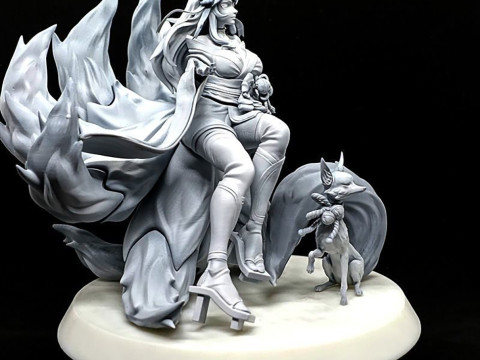 Sprite Blossom Ahri Ready To Print 3D प्रिंट मॉडल