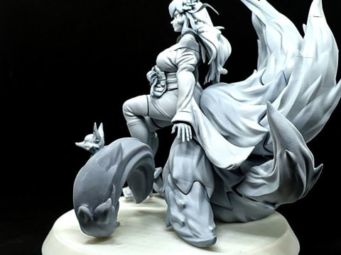 Sprite Blossom Ahri Ready To Print 3D प्रिंट मॉडल