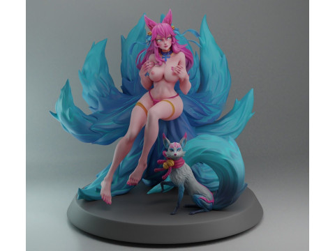 Sprite Blossom Ahri Ready To Print 3D प्रिंट मॉडल