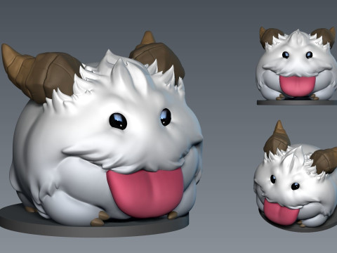 Poro Arcane League of Legends Ready To Print 3D Принт Модель