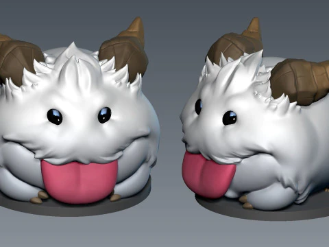 Poro Arcane League of Legends Ready To Print 3D Print Model