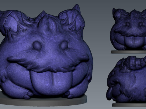 Poro Arcane League of Legends Ready To Print 3D Принт Модель