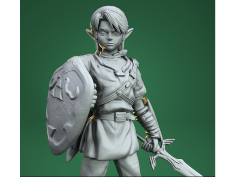 Link Legend of Zelda Ready To Print 3D 프린트 모델