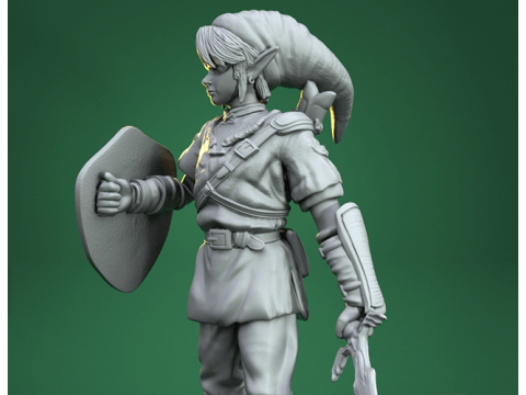 Link Legend of Zelda Ready To Print 3D 프린트 모델