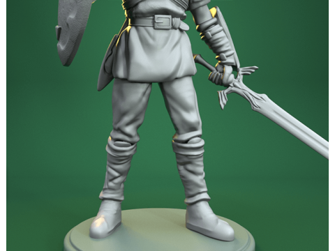 Link Legend of Zelda Ready To Print 3D 프린트 모델