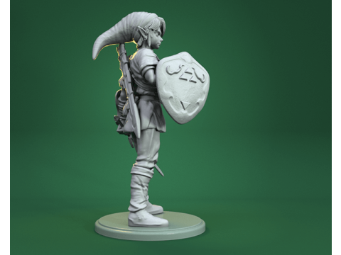 Link Legend of Zelda Ready To Print 3D 프린트 모델