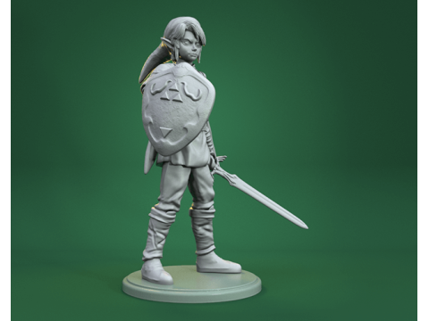Link Legend of Zelda Ready To Print 3D 프린트 모델