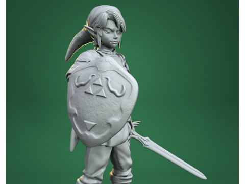 Link Legend of Zelda Ready To Print 3D 프린트 모델