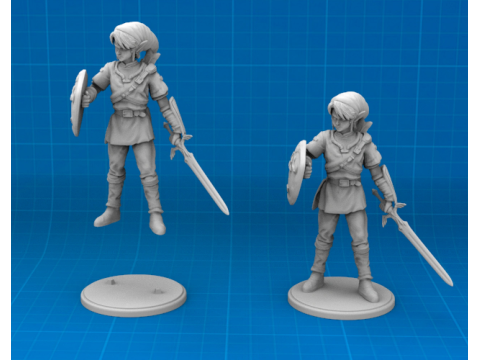 Link Legend of Zelda Ready To Print 3D 프린트 모델