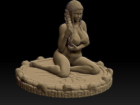 Pricess Zelda on the beach Ready To Print Modello di stampa 3D