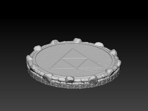 Pricess Zelda on the beach Ready To Print 3D-printmodel