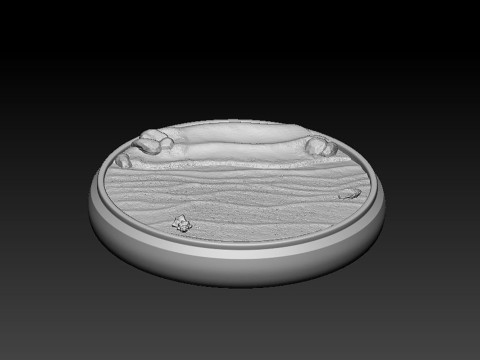 Pricess Zelda on the beach Ready To Print 3D-printmodel