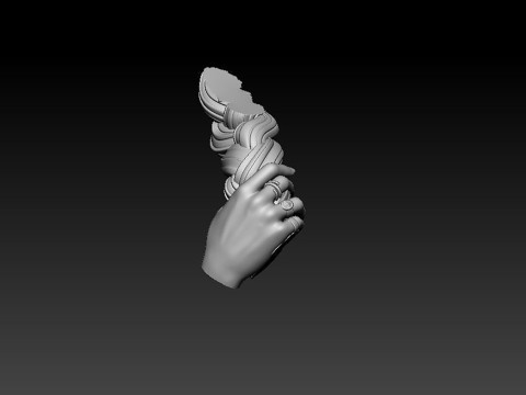Pricess Zelda on the beach Ready To Print 3D-printmodel