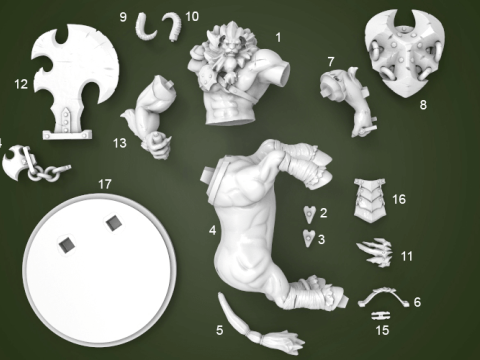 Loz Lynel Ready To Print 3D 프린트 모델