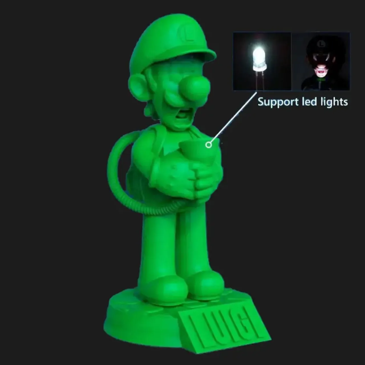 Luigi Mansion Linterna 3D Print Model .c4d .max .obj .3ds .fbx .stl .blend 