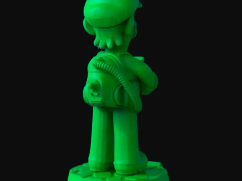 Luigi Mansion Linterna 3D Print Model