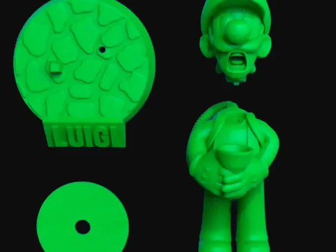 Luigi Mansion Linterna 3D Print Model