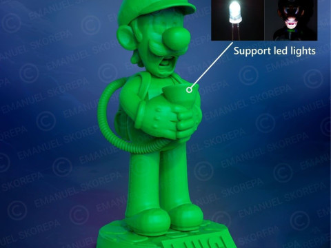 Luigi Mansion Linterna Ready To Print 3D Print Model