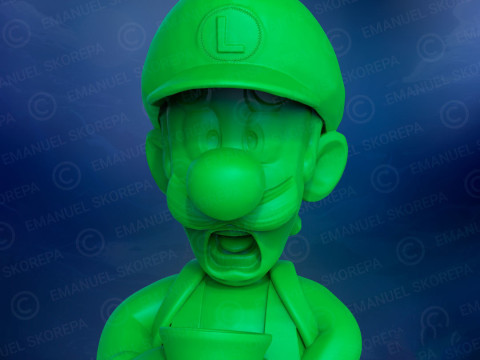 Luigi Mansion Linterna Ready To Print 3D 프린트 모델