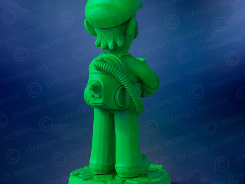 Luigi Mansion Linterna Ready To Print 3D 프린트 모델