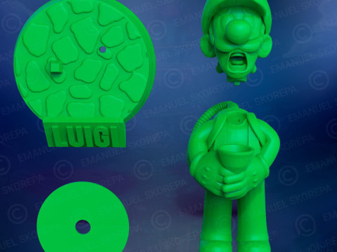 Luigi Mansion Linterna Ready To Print 3D 프린트 모델