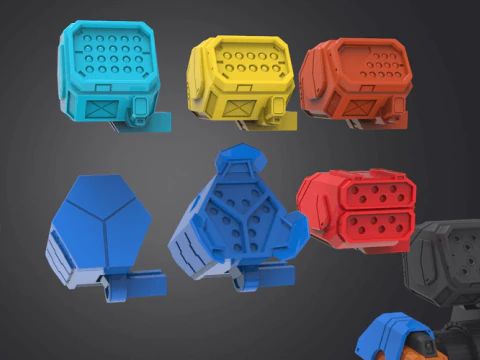 Mad Cat Mk II Weapon Kit Ready To Print 3D Print Model