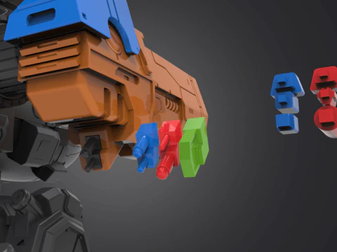 Mad Cat Mk II Weapon Kit Ready To Print 3D Print Model