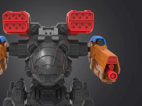 Mad Cat Mk II Weapon Kit Ready To Print 3D Print Model