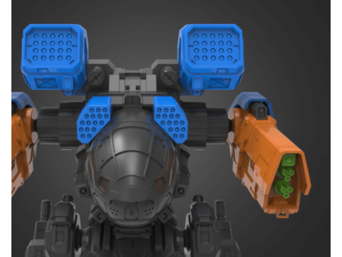 Mad Cat Mk II Weapon Kit Ready To Print 3D 프린트 모델