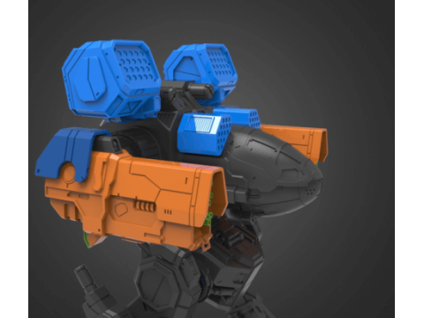 Mad Cat Mk II Weapon Kit Ready To Print 3D 프린트 모델