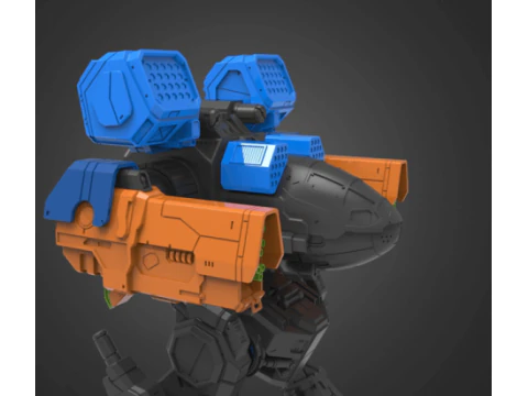 Mad Cat Mk II Weapon Kit Ready To Print 3D Print Model