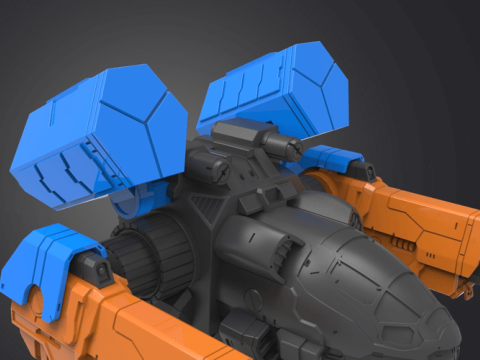 Mad Cat Mk II Weapon Kit Ready To Print 3D 프린트 모델