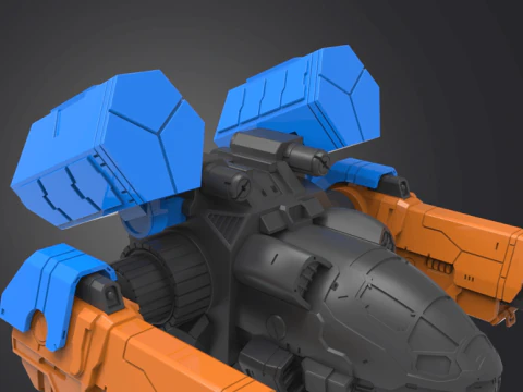 Mad Cat Mk II Weapon Kit Ready To Print 3D Print Model