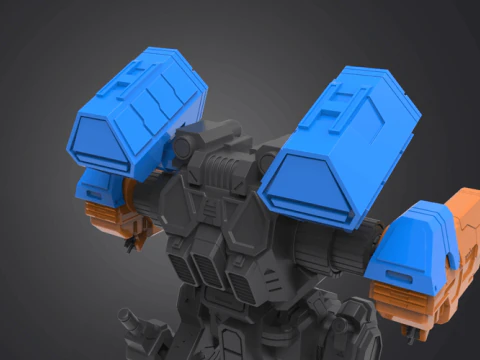 Mad Cat Mk II Weapon Kit Ready To Print 3D Print Model