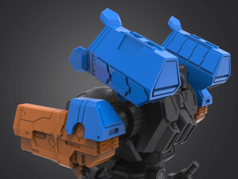 Mad Cat Mk II Weapon Kit Ready To Print 3D 프린트 모델