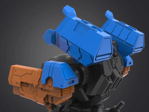Mad Cat Mk II Weapon Kit Ready To Print 3D Print Model