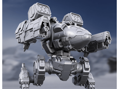 Mad Cat MkII 3D Figuries Ready To Print 3D-printmodel
