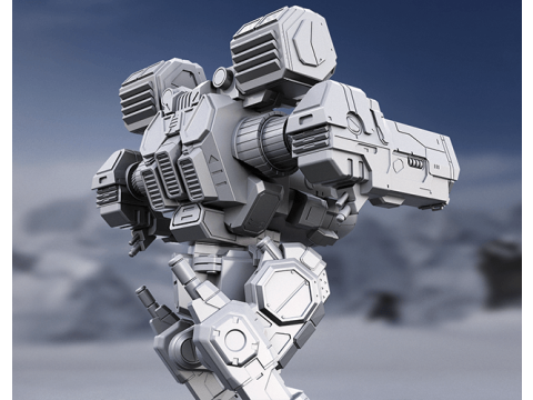Mad Cat MkII 3D Figuries Ready To Print 3D-printmodel