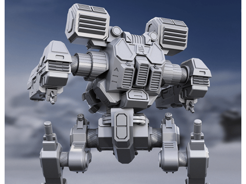Mad Cat MkII 3D Figuries Ready To Print 3D-printmodel