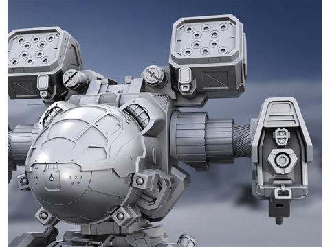 Mad Cat MkII 3D Figuries Ready To Print 3D-printmodel