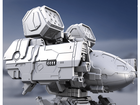 Mad Cat MkII 3D Figuries Ready To Print 3D-printmodel