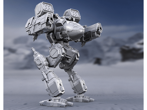 Mad Cat MkII 3D Figuries Ready To Print 3D-printmodel