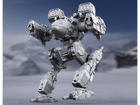 Mad Cat MkII 3D Figuries Ready To Print 3D-printmodel