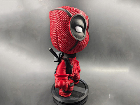 Deadpool 3D Figuries Ready To Print Model Cetak 3D