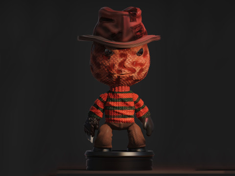Freddy Krueger Ready To Print 3D Print Model